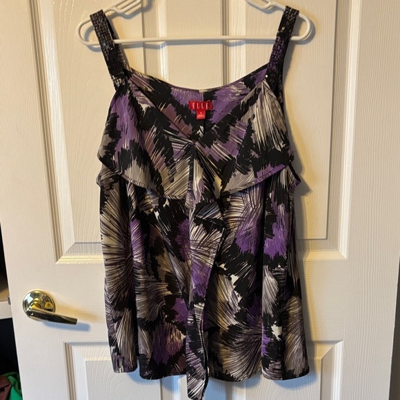 Ellie Tops - Sequin Strap Blouse